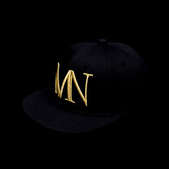 Mutated Nation® Gold MN Flat Brim Snapback Cap